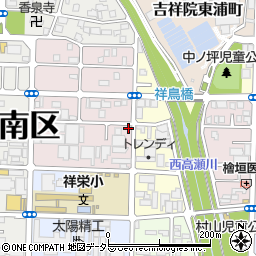 京都府京都市南区吉祥院東前田町53-4周辺の地図