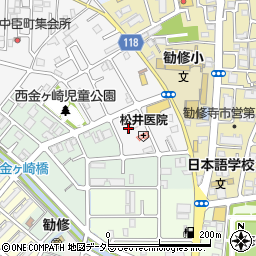 京都府京都市山科区勧修寺西栗栖野町256周辺の地図