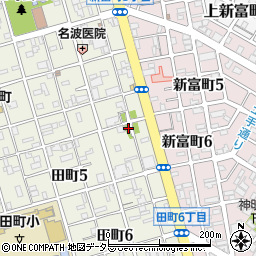 田町南公園周辺の地図