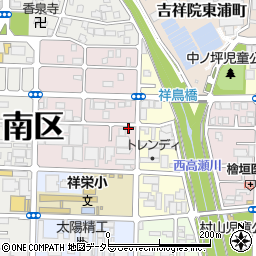 京都府京都市南区吉祥院東前田町53-3周辺の地図