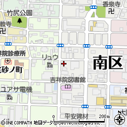 京都府京都市南区吉祥院前田町10周辺の地図