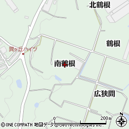愛知県東浦町（知多郡）緒川（南鶴根）周辺の地図