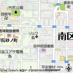 京都府京都市南区吉祥院東砂ノ町53周辺の地図