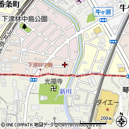 京都府京都市西京区下津林南中島町123周辺の地図