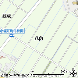 愛知県刈谷市小垣江町八角周辺の地図
