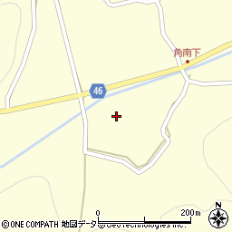 岡山県美作市角南824周辺の地図