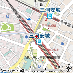 石松餃子 三河安城店周辺の地図