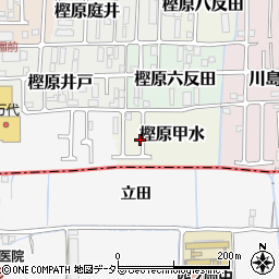 京都府京都市西京区樫原甲水周辺の地図