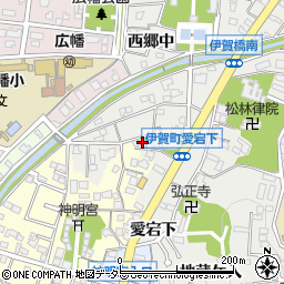 愛知県岡崎市伊賀町452周辺の地図