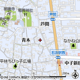 愛知県知多郡東浦町石浜青木115周辺の地図