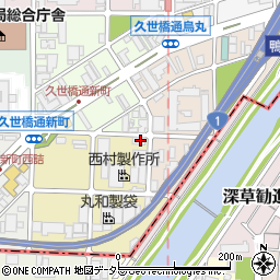 京都府京都市南区上鳥羽南苗代町19周辺の地図