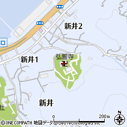 静岡県伊東市新井207周辺の地図