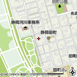 静岡送電所社宅周辺の地図