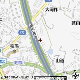 愛知県岡崎市稲熊町宮下周辺の地図