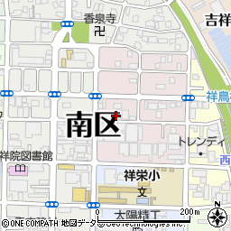 京都府京都市南区吉祥院東前田町16周辺の地図