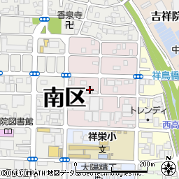 京都府京都市南区吉祥院東前田町15周辺の地図