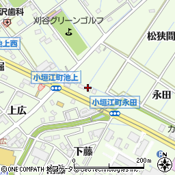 愛知県刈谷市小垣江町北荒畑周辺の地図