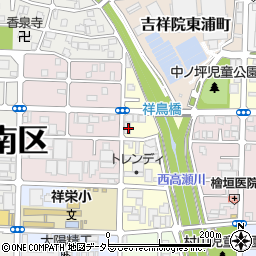 京都府京都市南区吉祥院稲葉町13周辺の地図