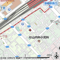 静岡駅南　小児科・耳鼻科　矢島耳鼻咽喉科気管食道科医院周辺の地図