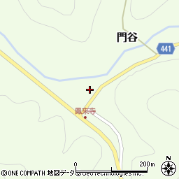愛知県新城市門谷木戸周辺の地図
