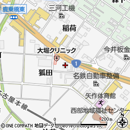 東海クラリオン岡崎営業所周辺の地図