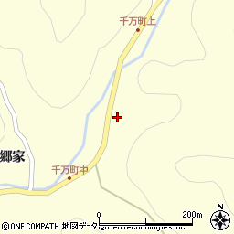 愛知県岡崎市千万町町柿木田13周辺の地図