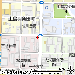 京都府京都市南区上鳥羽大柳町13周辺の地図