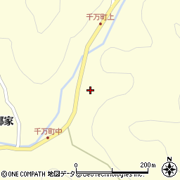 愛知県岡崎市千万町町柿木田16周辺の地図