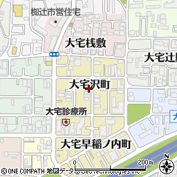 京都府京都市山科区大宅沢町170周辺の地図
