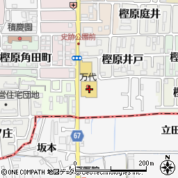 京都府京都市西京区樫原比恵田町22周辺の地図