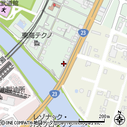 坂倉自動車内張店周辺の地図