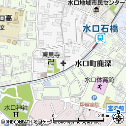 滋賀県甲賀市水口町八光6-20周辺の地図