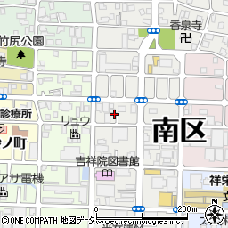 京都府京都市南区吉祥院前田町8周辺の地図