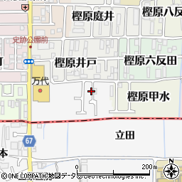 京都府京都市西京区樫原比恵田町5周辺の地図