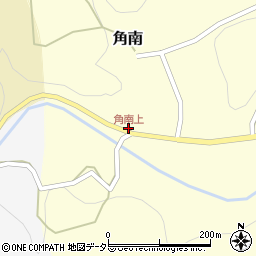岡山県美作市角南421周辺の地図