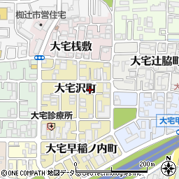 京都府京都市山科区大宅沢町136周辺の地図
