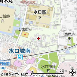 滋賀県甲賀市水口町梅が丘周辺の地図