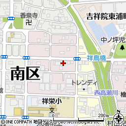 京都府京都市南区吉祥院東前田町37周辺の地図