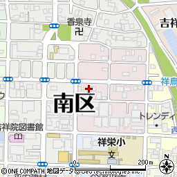 京都府京都市南区吉祥院東前田町12周辺の地図