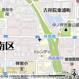 京都府京都市南区吉祥院稲葉町7周辺の地図