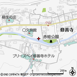 修善寺温泉事業協組周辺の地図