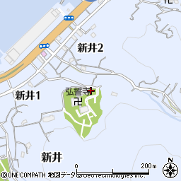 静岡県伊東市新井206周辺の地図