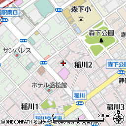 サンコーレンタカー稲川営業所周辺の地図