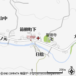 愛知県岡崎市箱柳町下周辺の地図