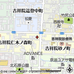 セブンイレブン吉祥院仁木ノ森店周辺の地図