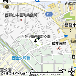 京都府京都市山科区勧修寺西栗栖野町296周辺の地図