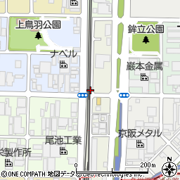 京都府京都市南区上鳥羽尻切町周辺の地図