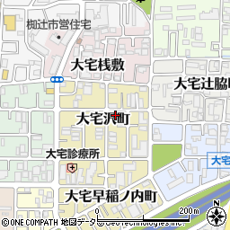 京都府京都市山科区大宅沢町126周辺の地図