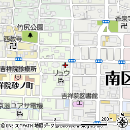 京都府京都市南区吉祥院東砂ノ町42周辺の地図