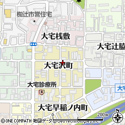 京都府京都市山科区大宅沢町124周辺の地図